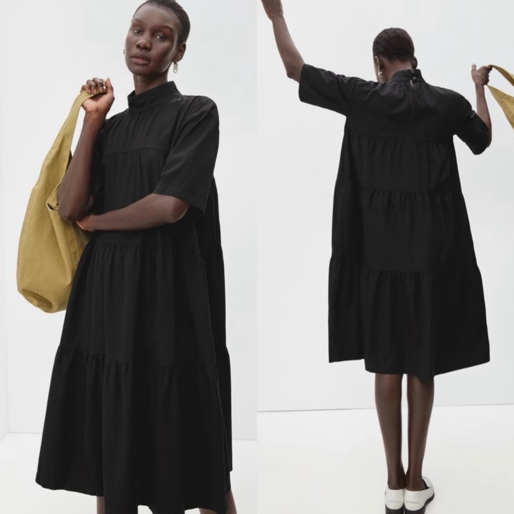 Everlane Black Midi Dress